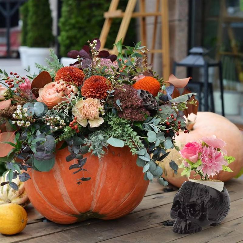 Molde De Candelabro De Calavera, Portavelas De Té, Molde De Silicona De Resina, Manualidades Para Fiesta, Halloween, Decoración