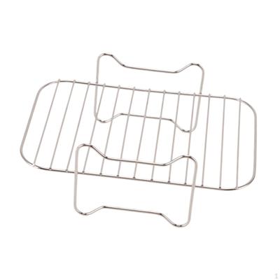 Air Fryer Accessories BBQ Rack Portable Non Sticky Easy Clean Food Dehydrator Stand