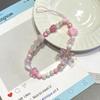Aesthetic Pearl Phone Strap with Camellia Charm, Beaded Phone Lanyard for Mobile Case, Fashion Anti-Loss Chain for Bag