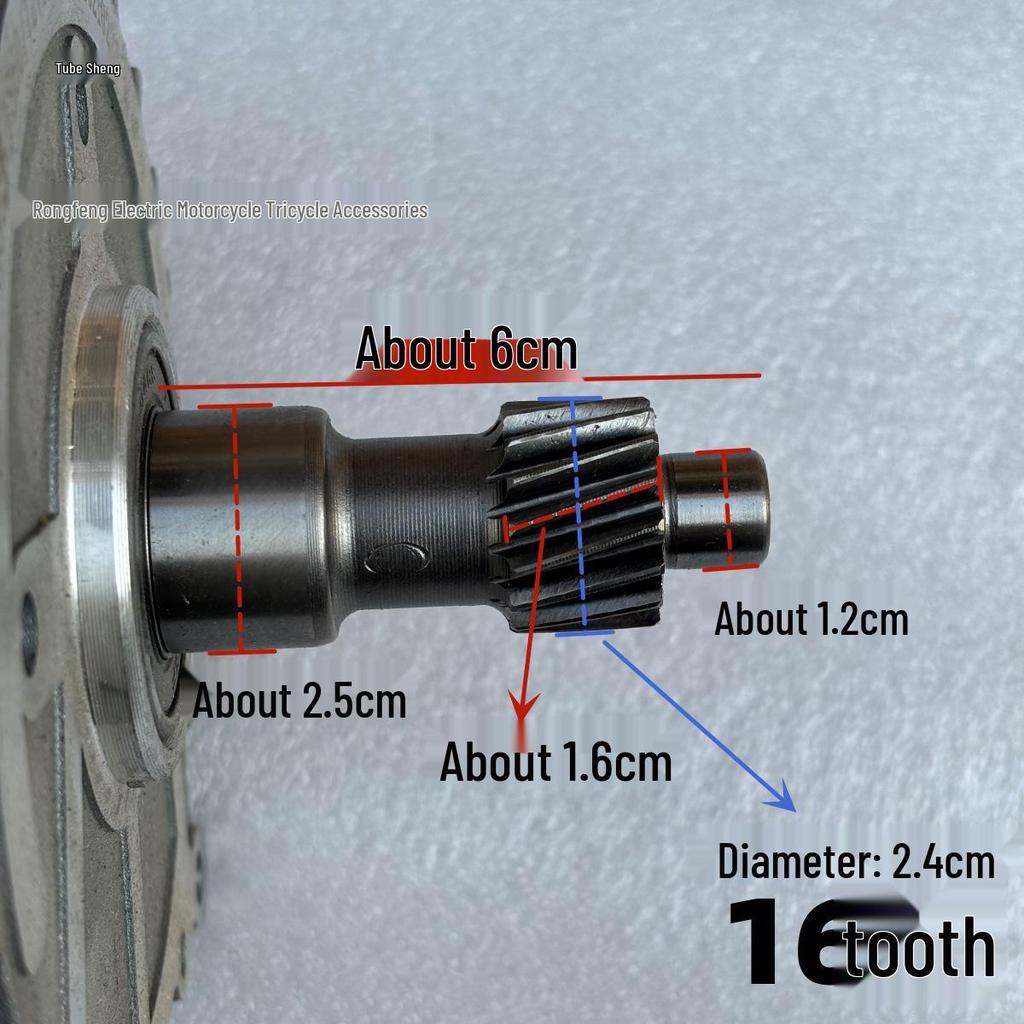 Jusong Jinci Lüfterloser Motor Dreirad: 48V/60V/72V, 800W/1000W Differenzialantrieb.