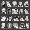 10/30/70 Stück Schwarz-Weiß Anime Hunter×Hunter Aufkleber Coole Graffiti Decals für Handy Koffer Notizbuch Kinder DIY Aufkleber Spielzeug