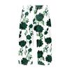 Women's Fashion Printed Pocket Elastic Waist Casual 5/10 Pants