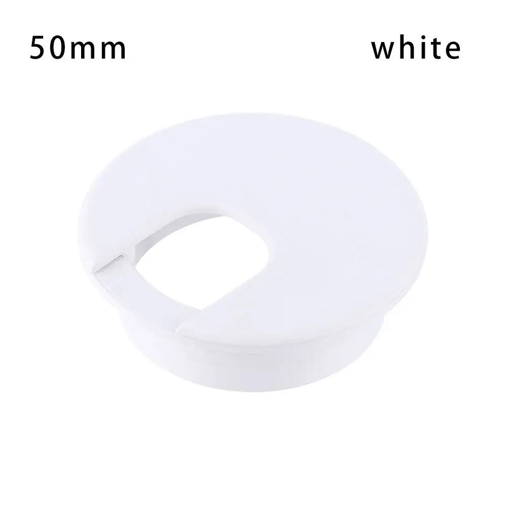 35/50mm Wire Hole Covers Grommet Computer Desk Cable Hole Cover Cap Plug Furniture Line Organizer Tidy Storage Holder Hardware