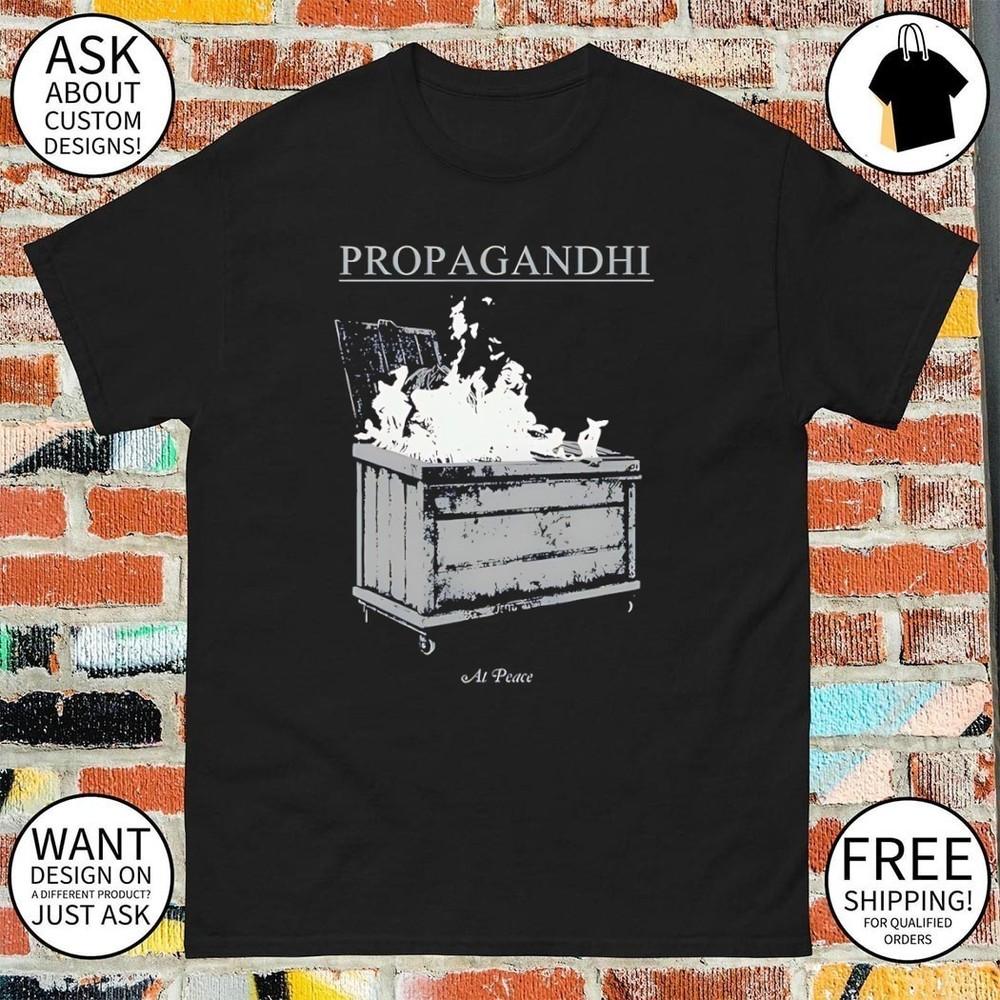 Propagandhi dumpster fire Black S-5XL T-shirt OM530 Unisex T-Shirt S