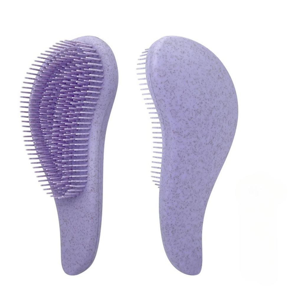 1PC Wheat Straw Scalp Massage Comb Anti-static Magic Detangling Hair Brush Soft Gentle Grooming Brush Salon Hair Styling Tools