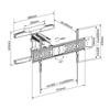 TV Wall Hanging Bracket Type TV Setter Freestyle VA426 L Size White 55-90