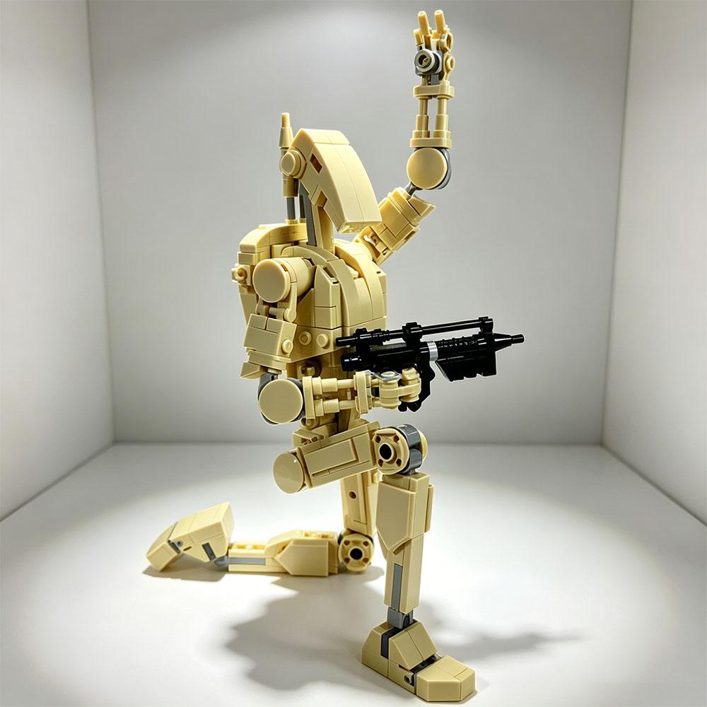 MOC Space War B1 Battle Robot Space War B1 Battle Robot Building Blocks Model Alien Robot Bricks Festival Party Gifts