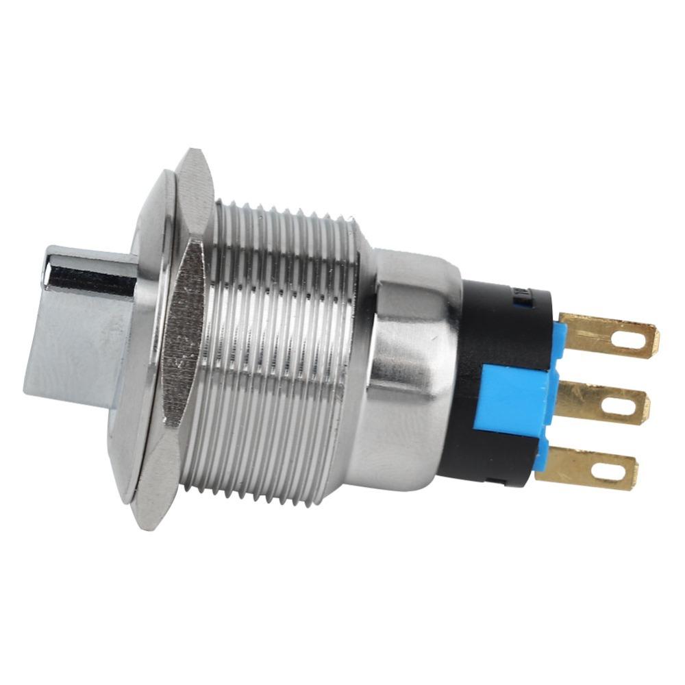 19mm Rotary Changeover Stainless Steel 3 Pin And 2 Level/6 Pin And 3 Level Selector Switch Waterproof Durable