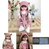 All-pink 55cm Full Silicone Baby Doll Soft And Flexible With Lifelike Features