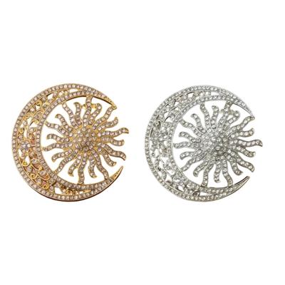 Elegante broche floral de aleación, accesorio de joyería para realzar cualquier atuendo.