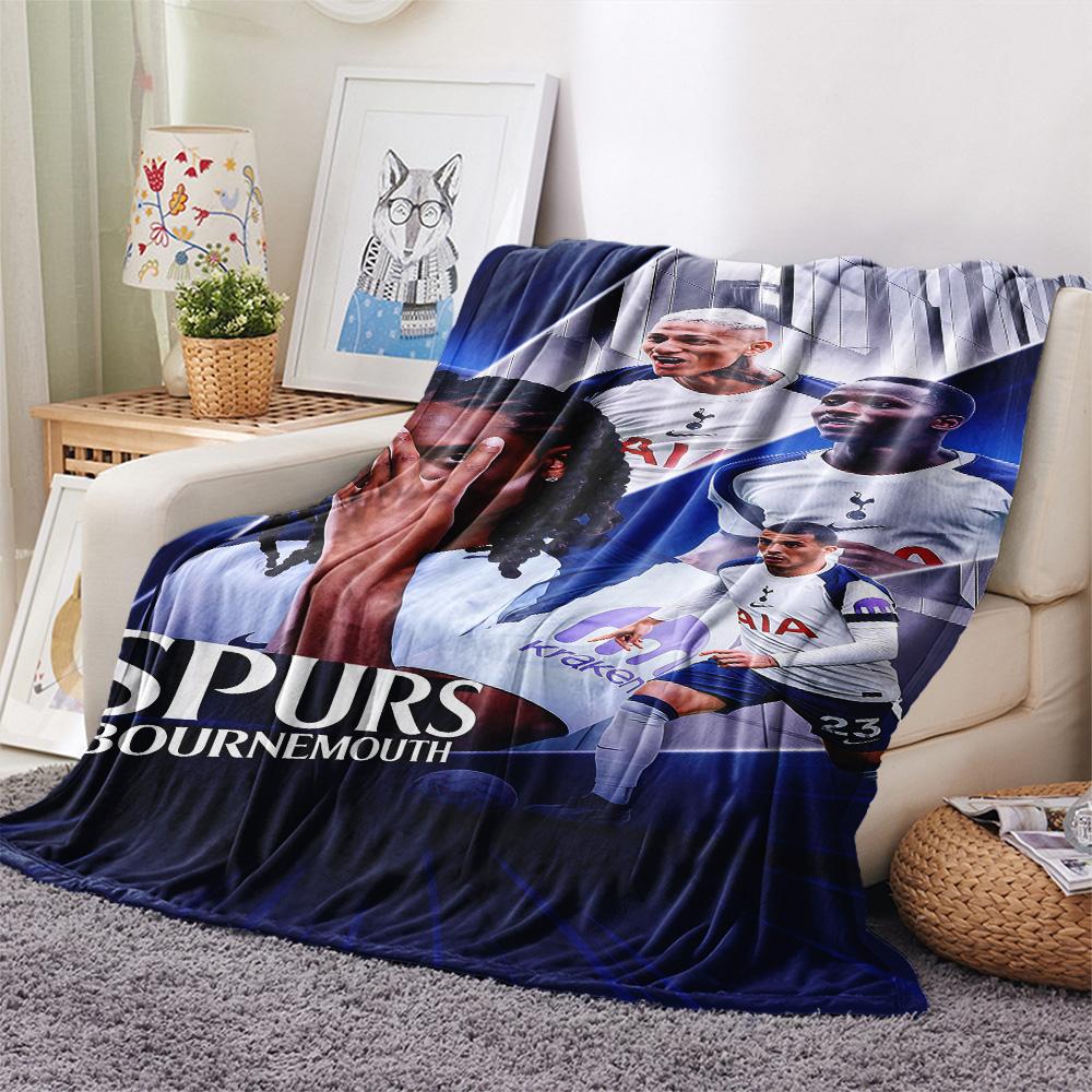 The Spurs Team Print FlAannel Blanket, High Quality Comfortable for All Seasons, Home Decor, Warmth and Comfort