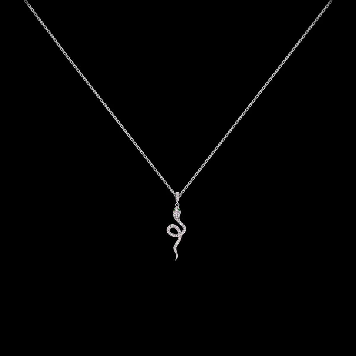 Женское Змеиное Ожерелье - Элегантный Дизайн Года Змеи по Зодиаку