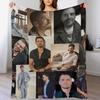 Sebastian Stan Collage Wurfdecke Maschinenwaschbar Weiche Warme Decke
