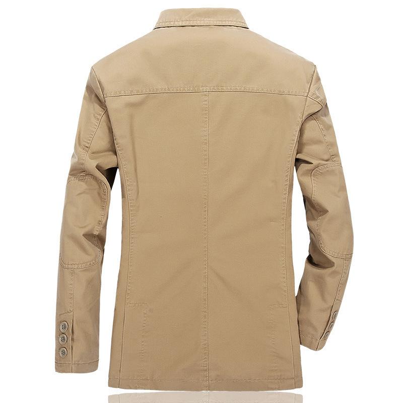 Men Cotton Casual Blazer Men's Jacket Blazers Mens Suit Coat Male Blazer Masculino Jackets