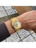 PRX Unisex Stylish Stainless Steel Quartz Watch, 35mm Gold Round Dial with Date Display, Suitable Daily Business, Dating, T137.210.33.021.00