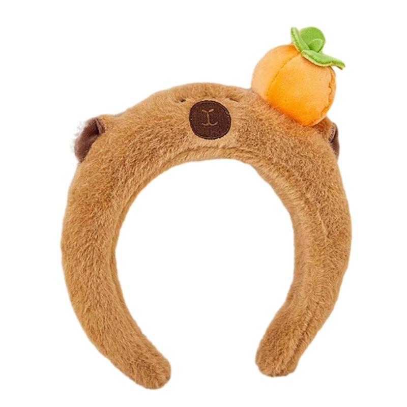 

Capybara Charming Hair Bands Hair Hoop Simple Headbands Hairband Hair Accessories Hair Bands Plush Material for Girl