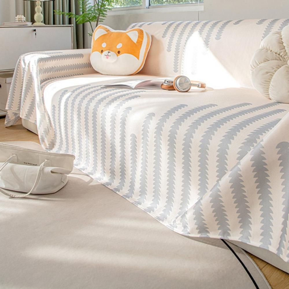 

2024 new sofa mat seat cushion summer full cover cool non-slip sofa cover cover ice silk sofa cover cloth towel 180*130cm