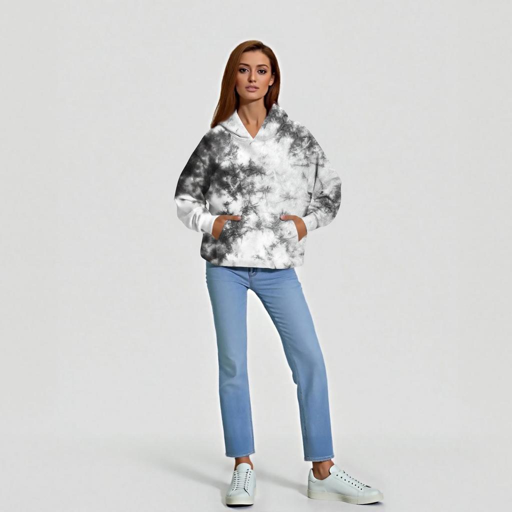 Women's Fashion Daily  Casual V-Neck Long Sleeve Printed Top