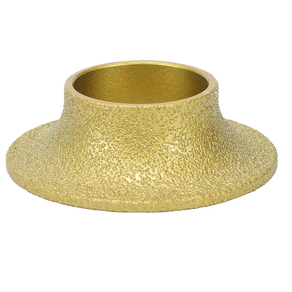 Edges Grinding Wheel 3 Inch 60 Grit Profile Hand Wheel for 20mm Thick Ceramic Tiles Quartz Marble Granite