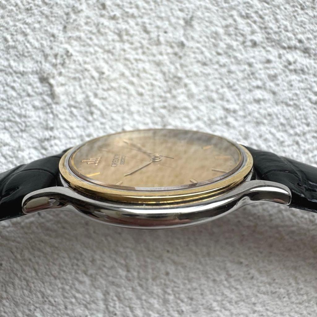 Used [New battery] SEIKO Credor 18KT gold dress watch men's watch