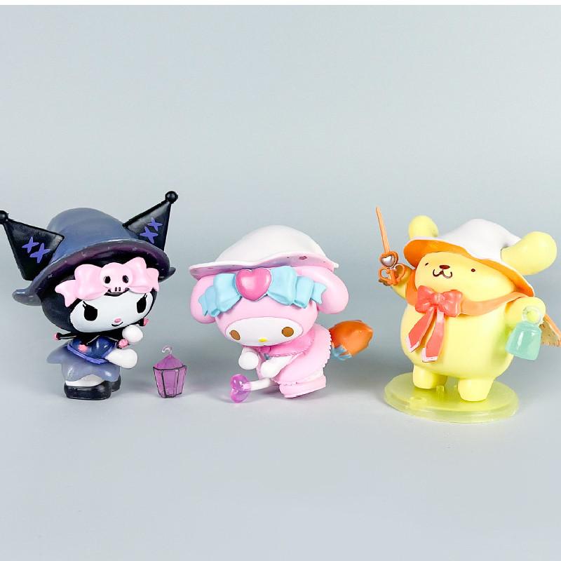 Hello Kitty Kuromi Magic Cinnamoroll Melody Themed Model Desktop Ornament For Kids And Fans