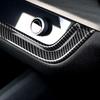 Dekorativní kryt ovladače klimatizace středové konzole auta z uhlíkových vláken ABS Panel výdechu vzduchu Příslušenství pro Kia Sportage NQ5