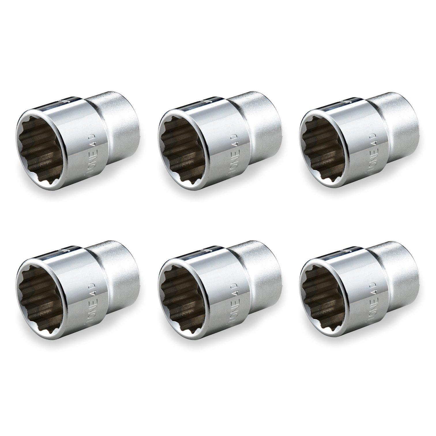 

TONE socket Drive angle Width across flats 36mm 6 pieces (12 squares) 4D-36-6S 12.7mm (1/2 )