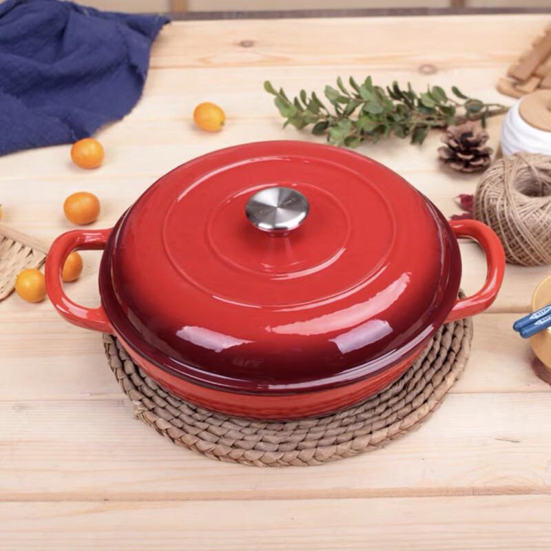 Chuchuang Jingpin Litinový smaltovaný hrnec Dutch Oven