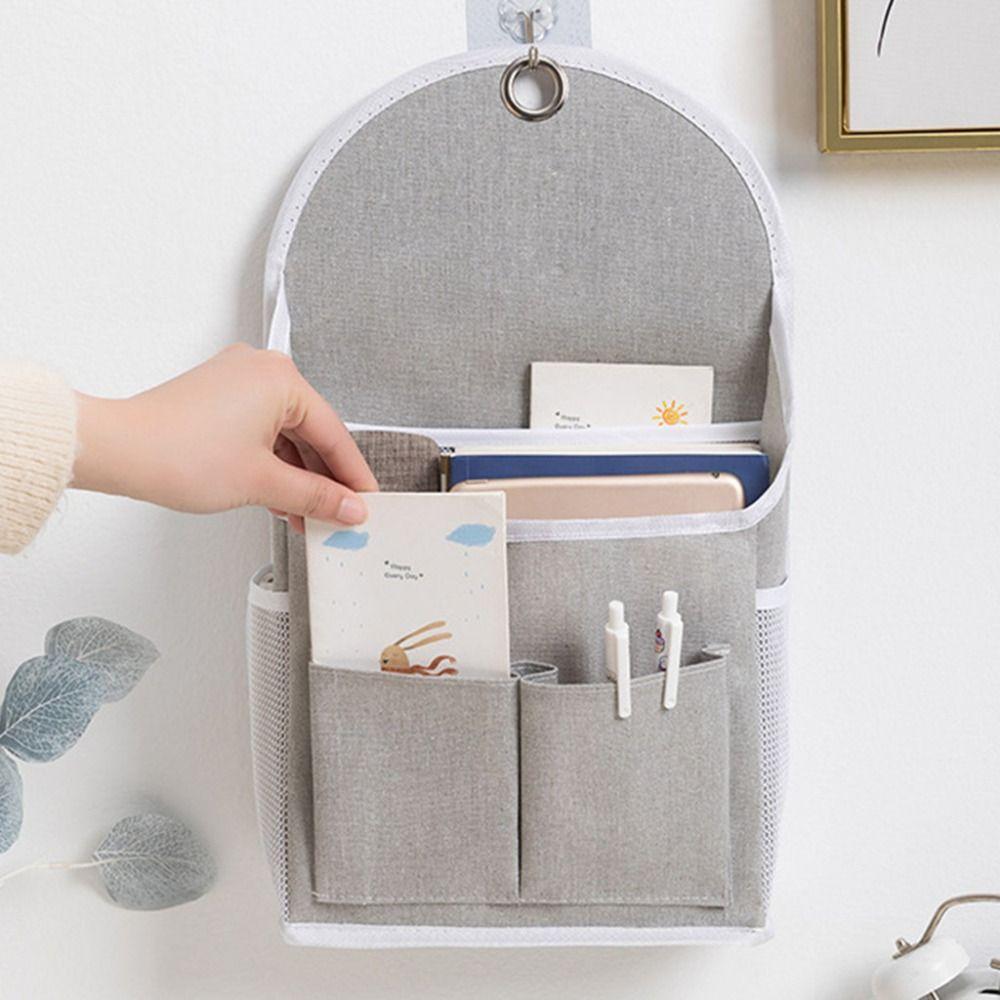 With Hook Door Bags Wall Mounted Hanging Storage Bag  for Book Magazine Phone Holder