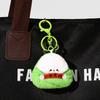 Ornaments Dragon Boat Festival Keychain Green Zongzi Food Shape Car Pendant  Inspirational Gift