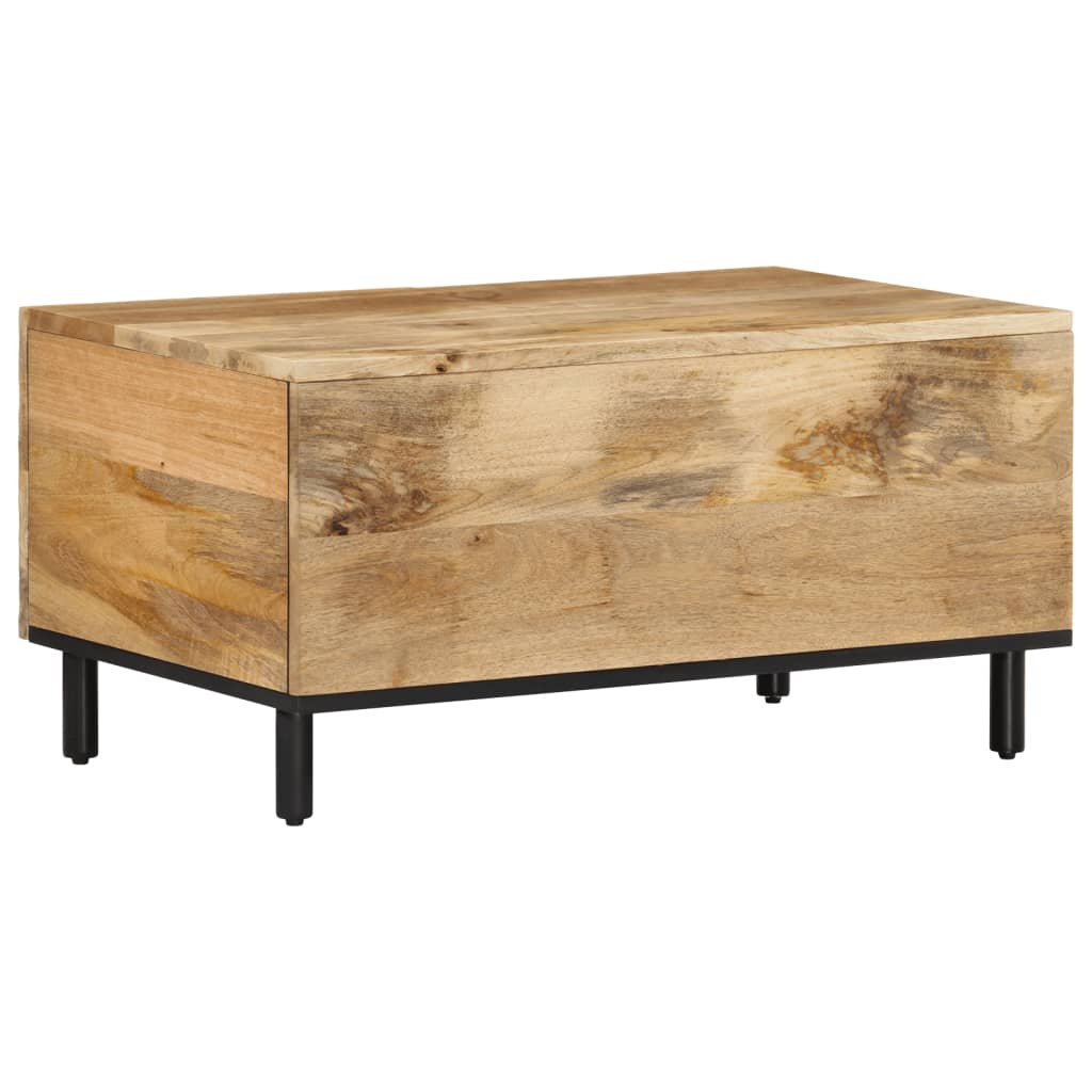 Coffee Table 80x50x40 Cm Solid Mango Wood