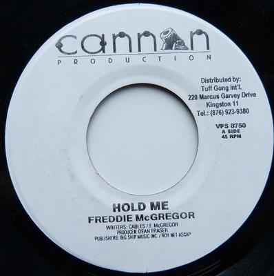7inch Record FREDDIE MCGREGOR - Hold Me VPS8750 Cannon Producti Jamaica Reggae, Ska & Dub Used