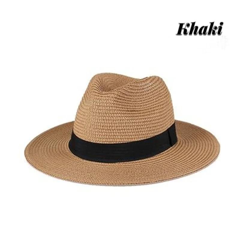 New Men's and Women's Bob Ricard Bucket Sun Hat Ribbon Straw Hat Summer Panama Outdoor Party Picnic Sunshade Basin Cap Sale