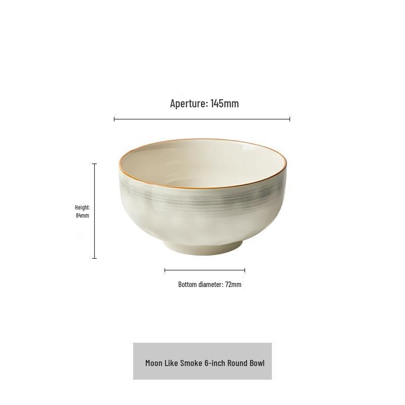 

2024 New Underglaze Ceramic Dinner Plate - Deep, Luxurious Design