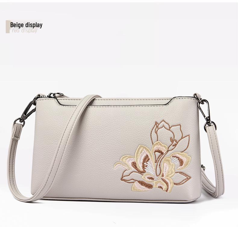 Embroidered Floral Women's Crossbody Clutch - 2025 New Chinese Style