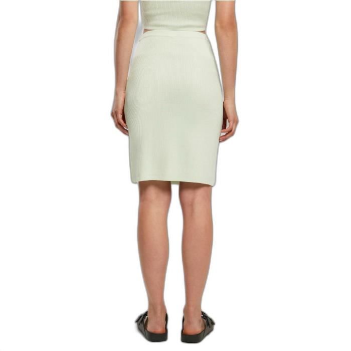 Damen Rippstrickrock Urban Classics GT - hellgrün - 3XL