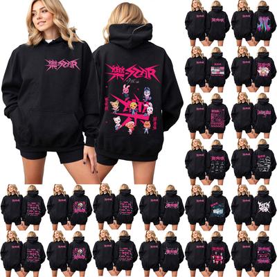Women's Fashion Casual Outfit Sweatsuit Long Sleeve Top Printed Hooded Sweatshirt