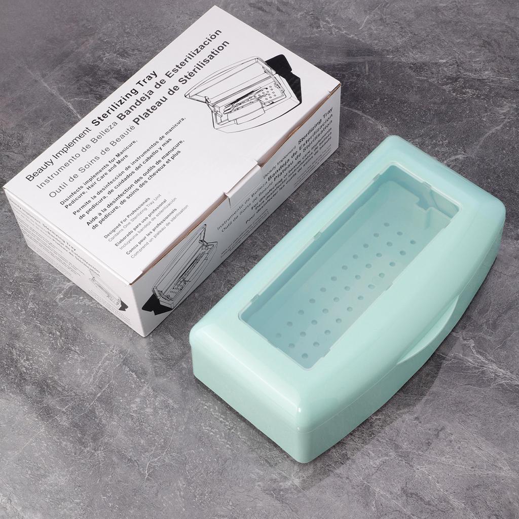 1 pcs Nail Sterilization Box Nail Tools Sterilization Box False Eyelash Cleaning Box Alcohol Cleaning Soaking Filter Box