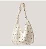 Niche Design Women's Bow Canvas Foldable Tote - 2024 Fashion