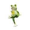 Resin Statue Garden Decoration Green Frog Flower Pot Hanger Figures Balcony Decoration Garden Frog Figures Pot Decors