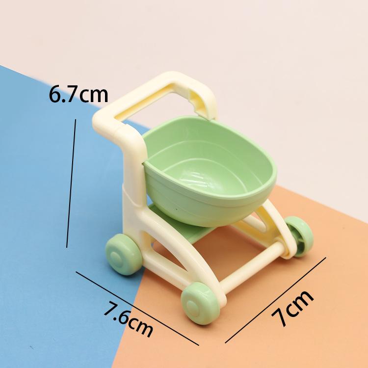 

Детская тележка-симуляция Мини-тележка для покупок Тележка для игрушек из супермаркета Игра в дом Мальчики и девочки Креативная модель Украшение