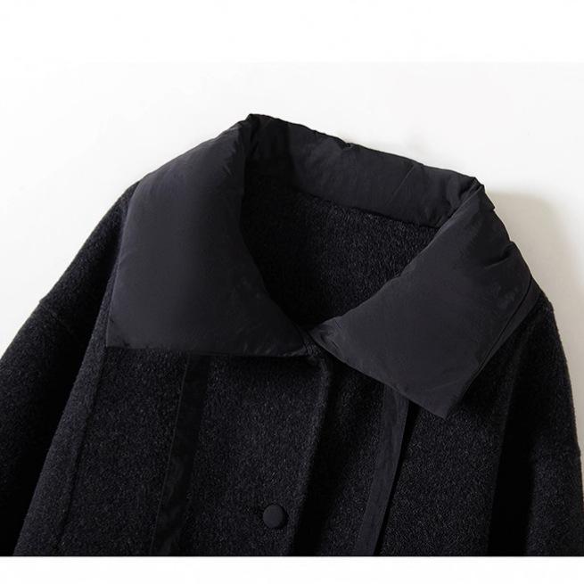 Palton Elegant din Lână Cașmir Dublu-Fețe pentru Femei - Colecția Toamnă/Iarnă 2025
