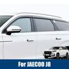 For Chery Jaecoo J8 2024 2025 2026 Car Window Visor Weather Guard Door Visor Vent Shades Vent Ventvisor Bright Strip Accessories