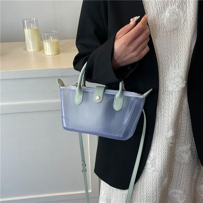 Fashion High-end Shoulder Bag Women's Small Fresh Jelly Bag Summer New Waterproof Handbag Messenger Bag