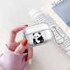 Süße Panda Transparente Kopfhörerhüllen Hülle für Airpods 3 Pro2 Pro3 4 Pro 1 2