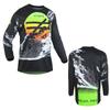 Men's Long Sleeve Off-road Motorcycle Mountain Bike Clothing Bicycle Motorcycle T-shirts Spring and Autumn Round Neck 3D Printed Top