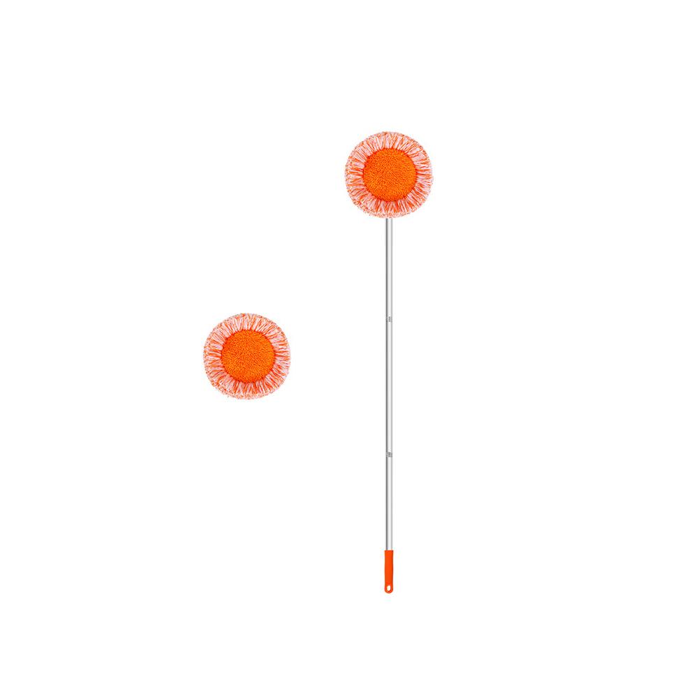 New Sunflower Mop For Dust Removal And Car Washing Rotatable Clean Solid Powerful Absorbent Chenille Flat Mop N9N2