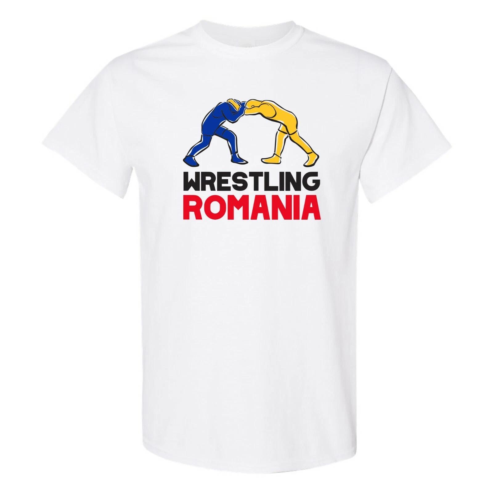 

Romania Wrestling - Summer Games Sport Event Athletics T Shirt - White M