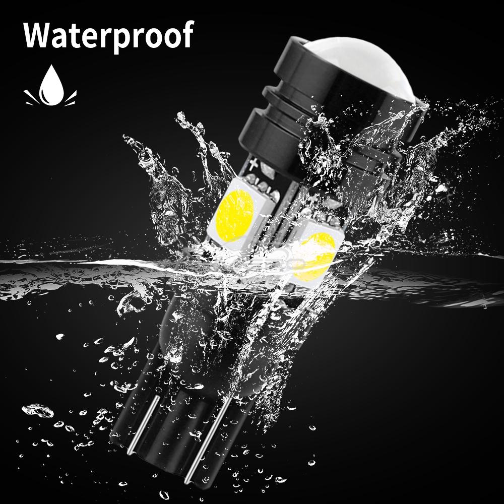 2Pcs T10 W5W 168 192 4SMD 5050 Turn Signal Brake Light 12V Car Reverse Trunk License Plate Parking Roof Dome Reading Lamp White