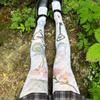 Punk Y2K Jk Vintage Harajuku White Letter Print Long Socks Women Cosplay Cute Stockings Streetwear 2000S Chic Emo Girl Y2K Style